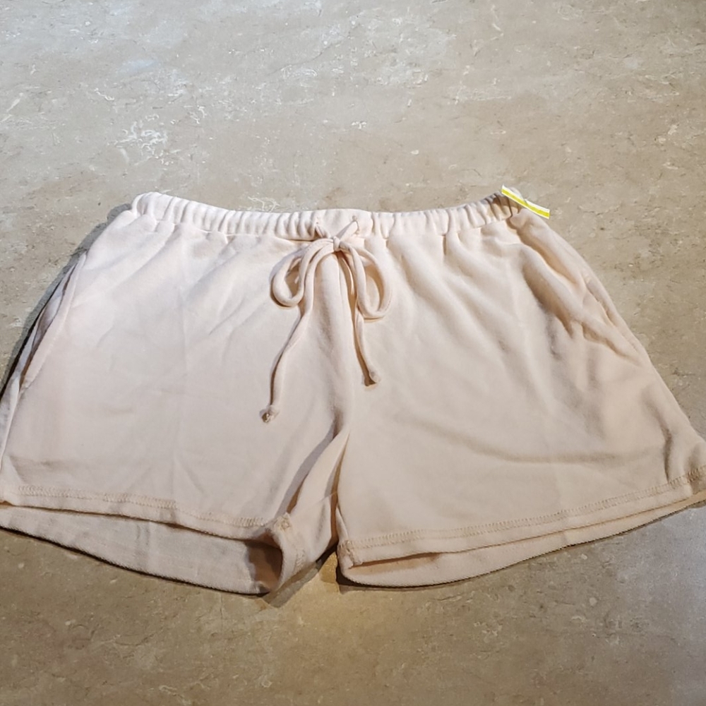 Comune Peachy Pink Jersey Sleep Shorts S